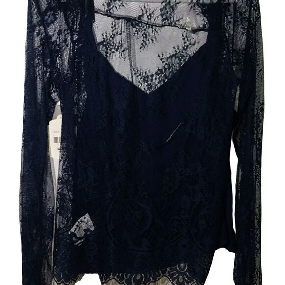 *NEW* STAR'D STATE LADIES SZ SMALL TANK W\LACE - Picture 2 of 11